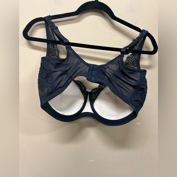 38DDD Playtex Bra Black 4514 Love My Curves Beautiful Lift Lightly Lined Wired - Picture 2 of 3